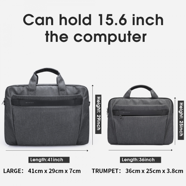 BANGE 17" Laptop Bag Computer Business Handbag Portable Waterproof Oxford Cloth Bag - Image 2