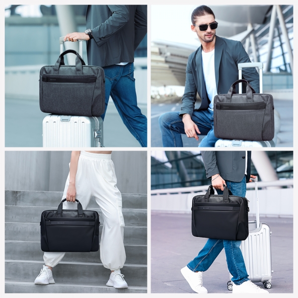 BANGE 17" Laptop Bag Computer Business Handbag Portable Waterproof Oxford Cloth Bag - Image 5