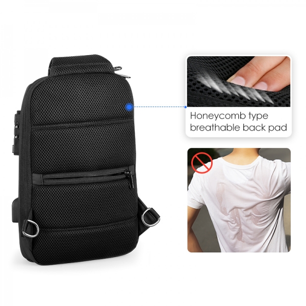 Mark Ryden TSA Lock Crossbody Men Waterproof USB Charging Shoulder Bag Short Trip Messengers Sling Bag - Image 6