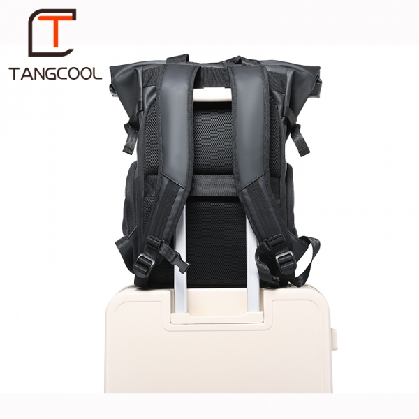 TANGCOOL Men's Backpack 15.6 Inch Laptop Multifunction Fashion Large Capacity Waterproof School Bag - Image 5