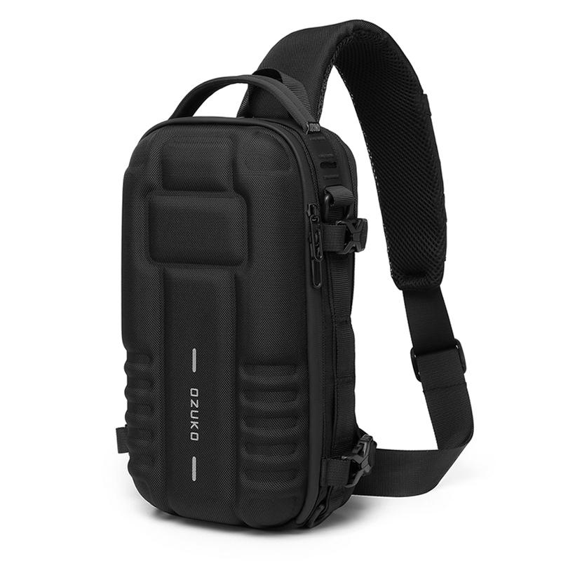 Hard Shell Chest Bag Sports Shoulder Bag Multifunctional Large Capacity Waterproof Outdoor