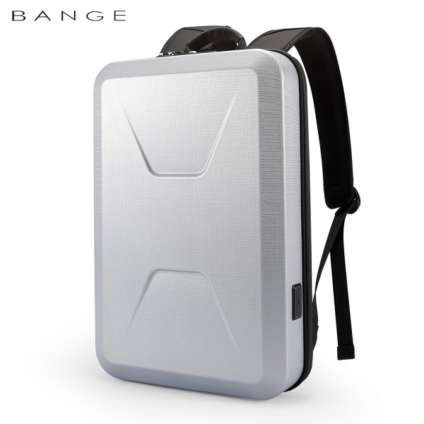 BANGE Hard Shell Waterproof Scratch Resistant Ultra Light and Convenient Men's Laptop Backpack - Image 3