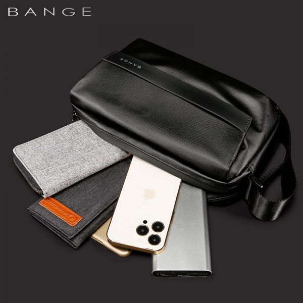New BANGE Crossbody Bag Classic Sling Shoulder Bag Waterproof Simple Business Bag - Image 3