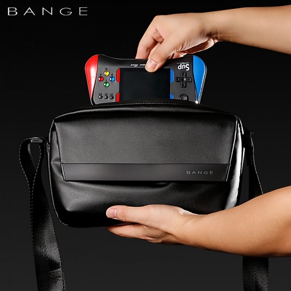 New BANGE Crossbody Bag Classic Sling Shoulder Bag Waterproof Simple Business Bag - Image 4