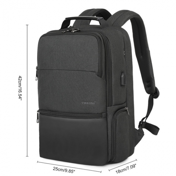 Tigernu Fashion Backpack For Men 15.6/19 inch Laptop Backpack Anti-theft Travel Backpack - Image 7