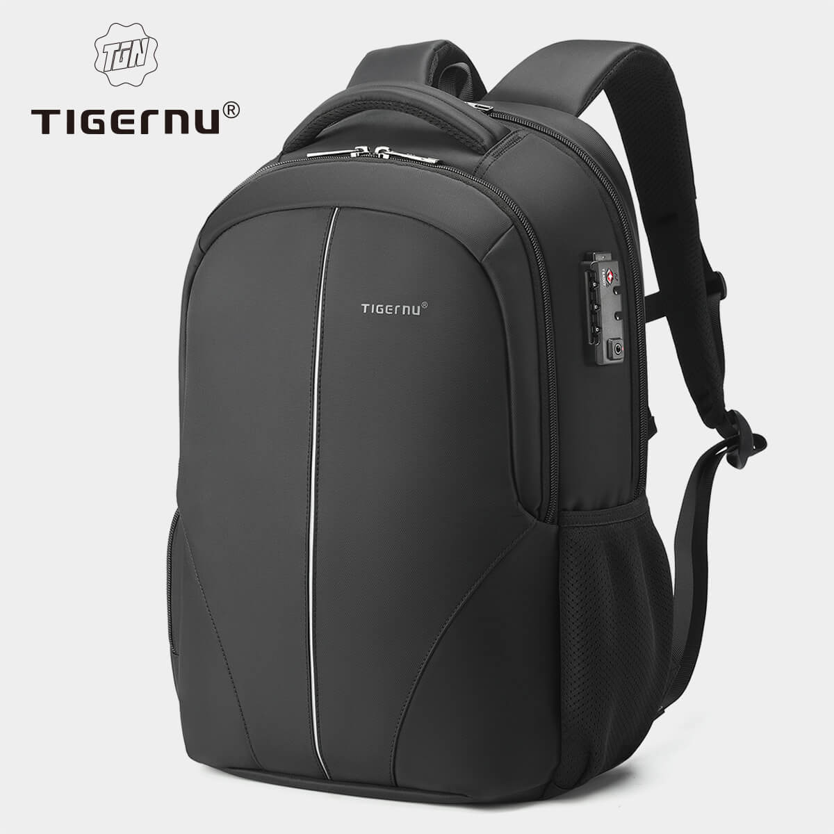 Tigernu Waterproof Mens Backpack TSA 15.617 inch Laptop Expandable
