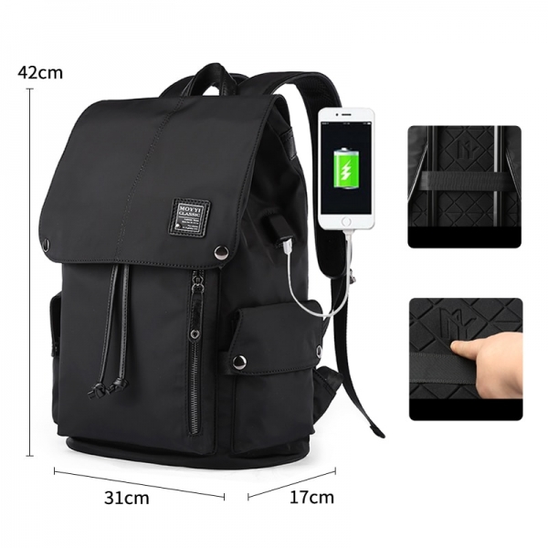 MOYYI Quality Waterproof Large Backpack 14'' /15.6'' Laptop Backpack Outdoor Travel Mochilas Fashion Bag