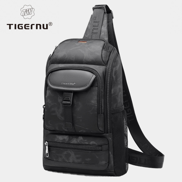 Tigernu New Fashion Multi-Pocket Large Capacity Chest Bags With Innovative Zipper Design Splash-proof Shoulder Bag
