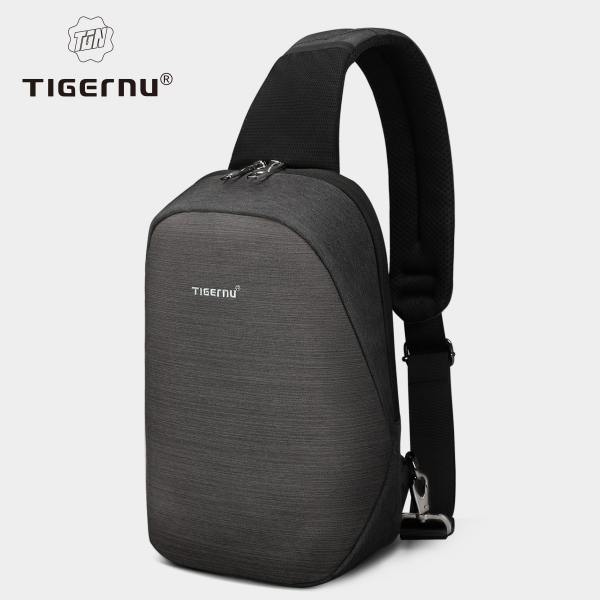 Tigernu Anti-theft Mens Chest Bag Crossbody Casual Waterproof Sling Bag Messenger Bag Fit 9.7" IPad for Teenager