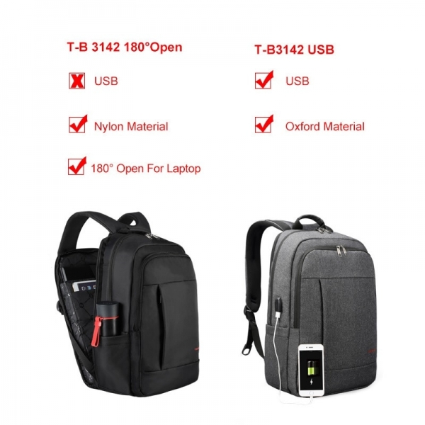 Tigernu Men Anti-theft USB Backpack 15.6 inch Laptop Backpack Boy School Bag Female Male Travel Mochila - Image 5