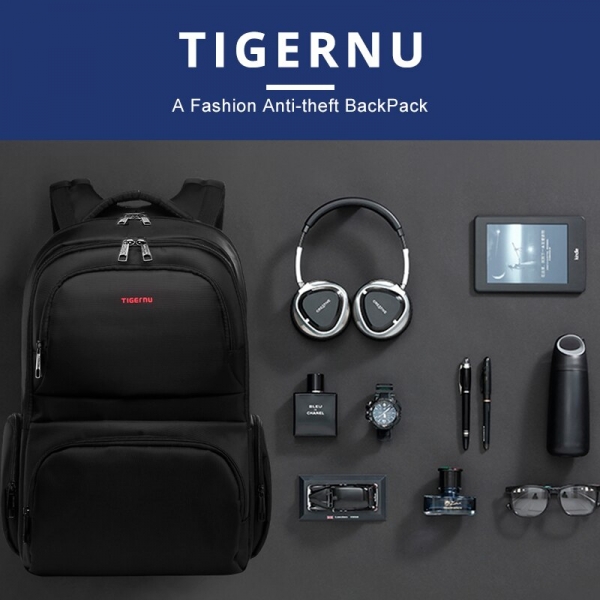 Tigernu Mens Waterproof 15.6 Inch Laptop Backpack Leisure School Backpack for Teenagers - Image 6