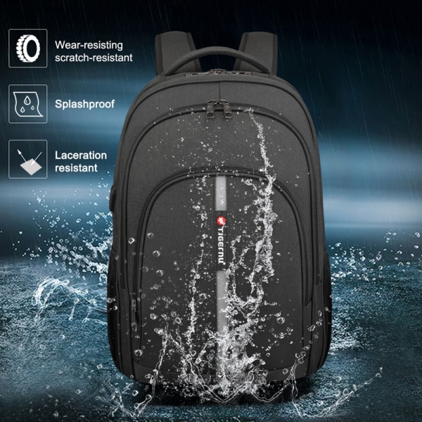 TIGERNU Backpack 15.6' Laptop Backpack Anti-Theft Backpack Bag College Waterproof Schoolbag Travel Bag - Image 4