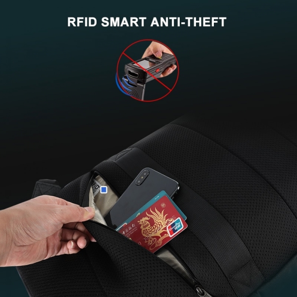 TIGERNU RFID Anti-Theft Backpack 15.6" Laptop Backpack USB Charging Unisex Waterproof School Bag Mochila - Image 3