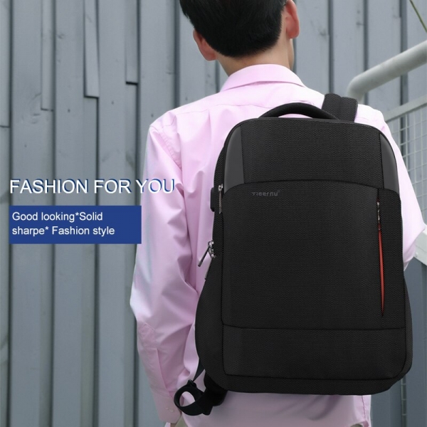 TIGERNU RFID Anti-Theft Backpack 15.6" Laptop Backpack USB Charging Unisex Waterproof School Bag Mochila - Image 5