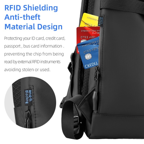 Mark Ryden Water Repellent  College Style School Bag Travel Backpack Anti-theft 15.6" Laptop Bag - Image 4
