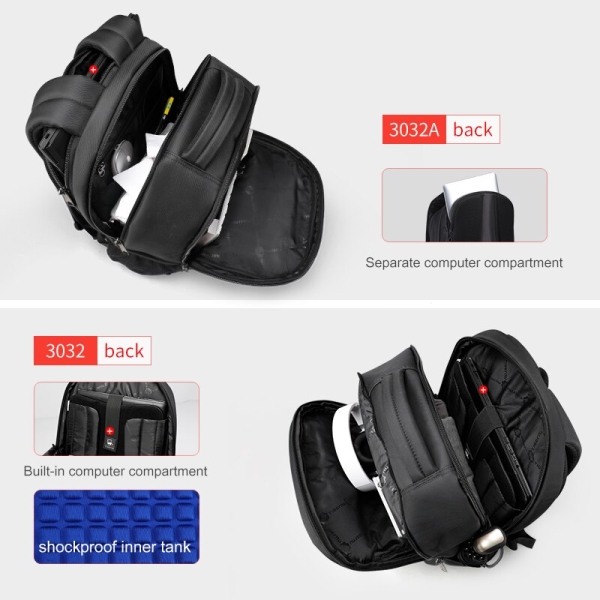 Tigernu Women Men's Backpack Large Capacity  15"/17"/19" Anti-theft Laptop Backpack Casual Business Bags School Bags - Image 3
