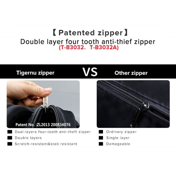 Tigernu Women Men's Backpack Large Capacity  15"/17"/19" Anti-theft Laptop Backpack Casual Business Bags School Bags - Image 4