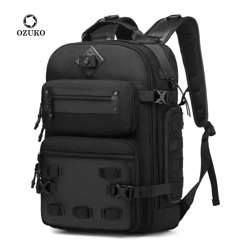OZUKO 15.6 inch Waterproof Laptop Backpack Men's Outdoor Sports Multi
