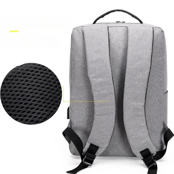 Custom Logo/Brand 15.6 Inch Backpack USB Charging Wear-resistant Leisure Business Travel Computer Bag - Image 2
