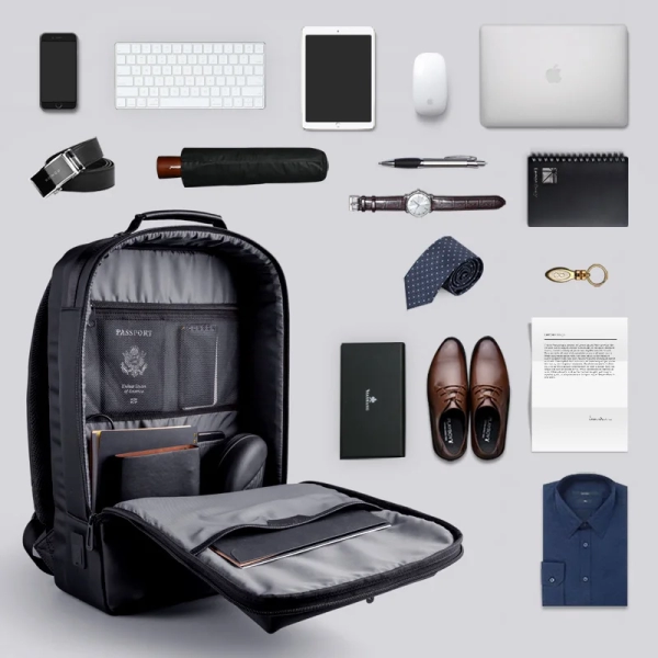 Custom Logo Anti Thief 15.6'' Laptop Backpacks USB Charging Large Capacity Multifunctional WaterProof Backpack - Image 5