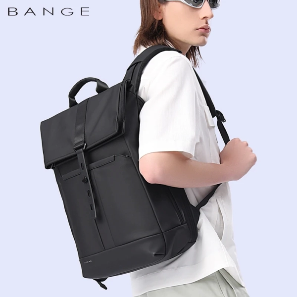 BANGE 15.6-inch Laptop Business Backpack Waterproof Multi Compartment Travel Bag School Bag - Image 6