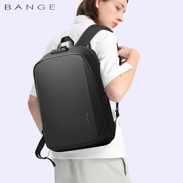 BANGE Laptop Backpack Anti-theft Waterproof School Backpacks Travel Bag with USB Port - Image 4