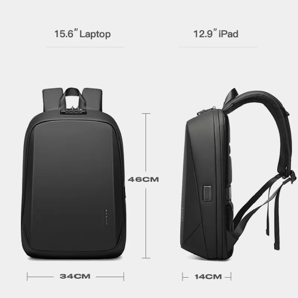BANGE Laptop Backpack Anti-theft Waterproof School Backpacks Travel Bag with USB Port - Image 6