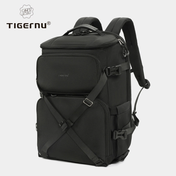 Tigernu Versatile Integrated Camera Drone Backpack 15.6 inch Laptop Backpack Waterproof Cover Travel Bag