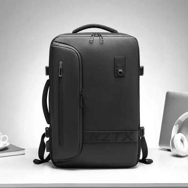 OONO Expandable Air Cushioned, Vacuum-Compressed Backpack: Waterproof, Spacious, and Versatile Business Travel Bag - Image 2