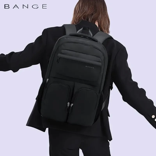 BANGE Every Day Carry Backpack City Commute Laptop Backpack Waterproof Travel Bag Cool Business Rucksack - Image 4