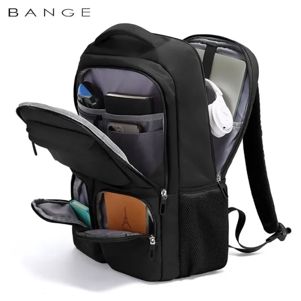 BANGE Every Day Carry Backpack City Commute Laptop Backpack Waterproof Travel Bag Cool Business Rucksack - Image 5