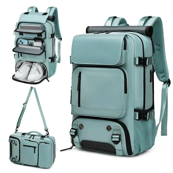 Mountaineering Travel Backpack: Large Capacity, Lightweight, and Detachable Waist Pack for Women and Men
