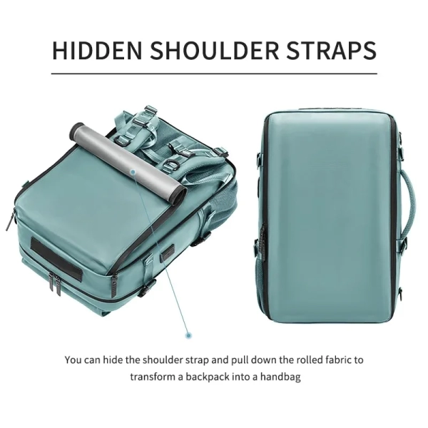 Mountaineering Travel Backpack: Large Capacity, Lightweight, and Detachable Waist Pack for Women and Men - Image 6
